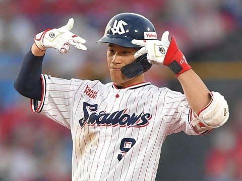 塩見選手が3安打2打点の活躍！