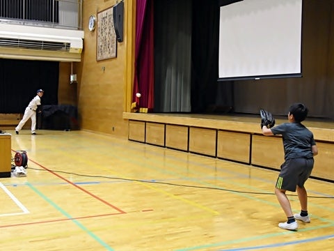 プロのボールを体験