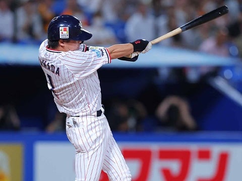 山田選手が12年連続2桁本塁打で史上49人目通算1000得点達成！