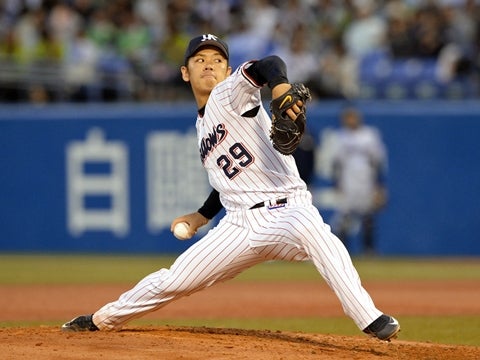 小川投手は7回2失点の粘投