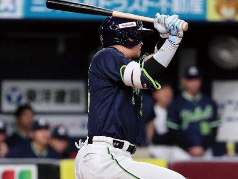 村上選手がタイムリー
