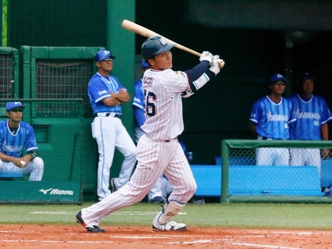 先制のタイムリー二塁打