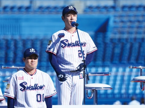小川投手「今日は最後まで楽しんで帰ってください」