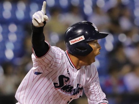 上田選手が、延長11回にサヨナラ3ラン！