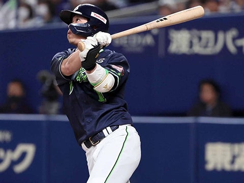 山田選手が8号ソロを含む2打点の活躍