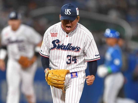 田口投手が気迫の投球を見せる！