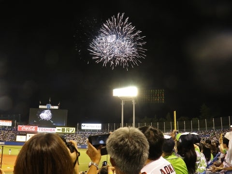 今シーズン最初の花火