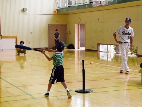 ティーバッティングも