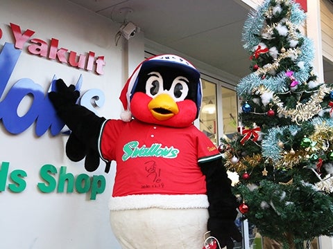 つば九郎が毎年恒例のクリスマスイベントを実施！