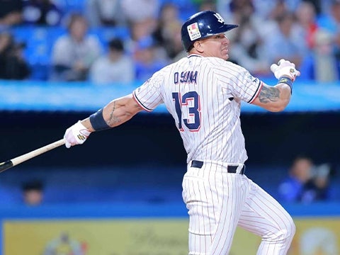 オスナ選手が2安打2打点の活躍