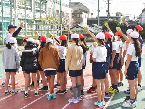 ボールの持ち方