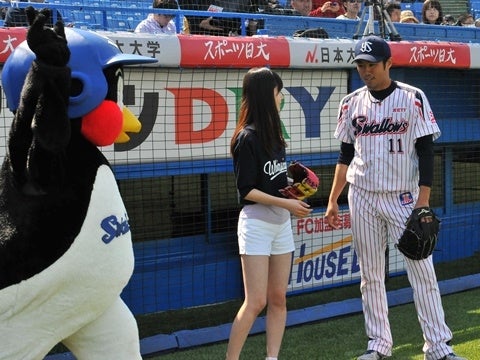 由規投手が投げ方指導