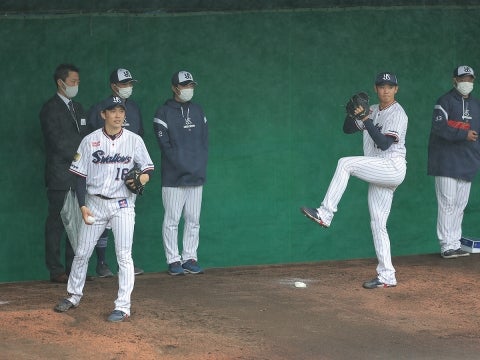 オープン戦の開幕戦は雨で中止に