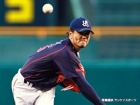 新垣投手は6回1失点の好投