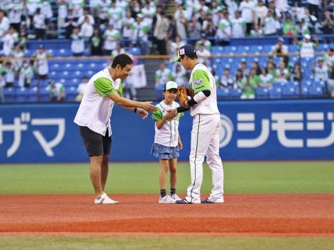 エスコート親子