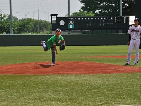 ちびっこ始球式体験