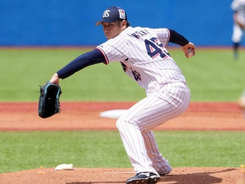 小澤投手が今季初勝利！