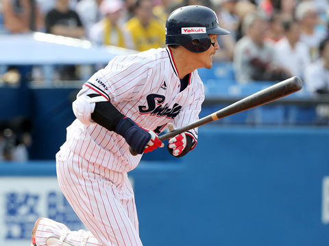 坂口選手が今季初の3安打猛打賞