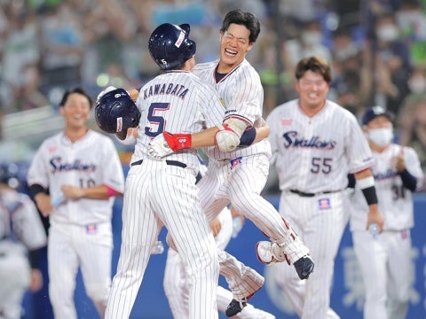 塩見選手が同点打＆サヨナラタイムリー！