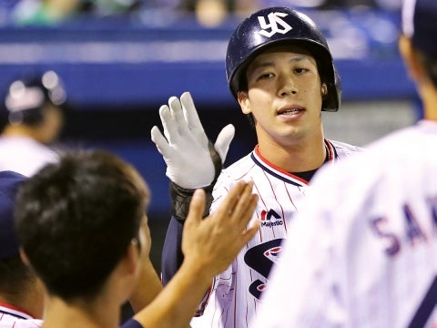 山田選手が先制の34号ソロ