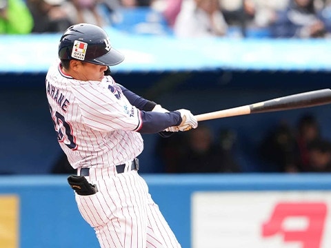 赤羽選手がソロホームラン含む3打点の活躍
