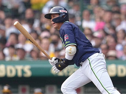 山田選手が追加点となるタイムリー