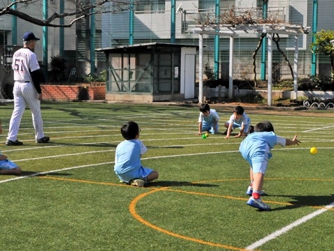 ボールに慣れる