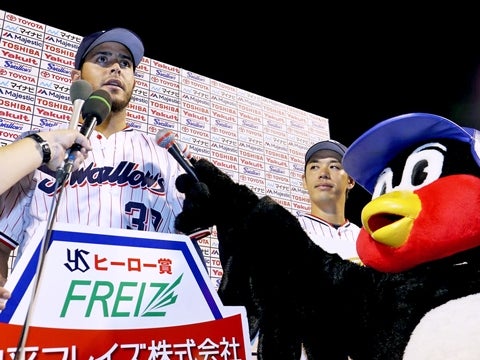 小川投手がインタビュー？