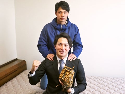 愛着のグローブ、弟と共に