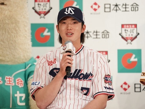 長岡選手が「日本生命セ・パ交流戦」を前に意気込み
