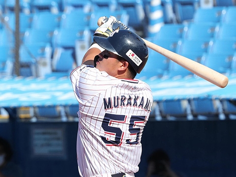 村上選手が2試合連続弾