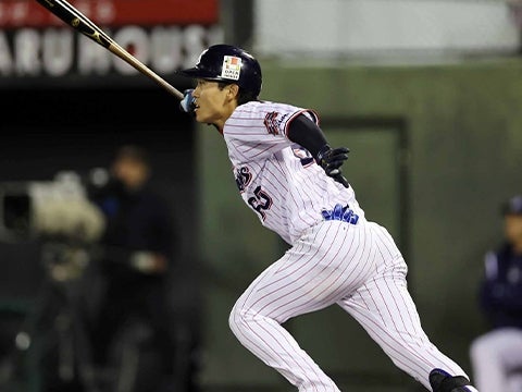 武岡選手が2安打1打点の活躍