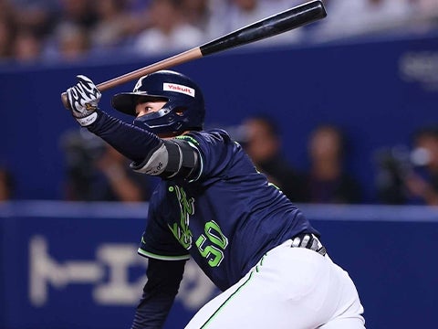 北村恵選手がタイムリーを含む2打点の活躍