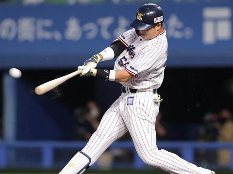 村上選手が2試合連発となる先制の28号ソロ