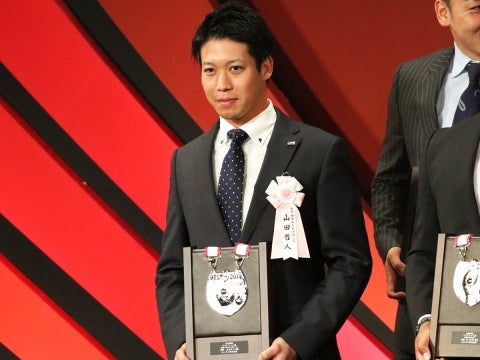山田選手が2年連続5度目のベストナイン
