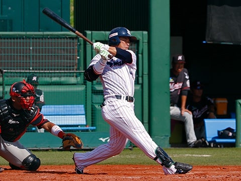 一時同点のタイムリー