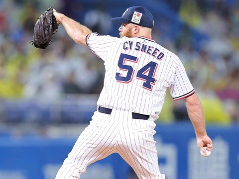 先発のサイスニード投手が5回2安打無失点の好投