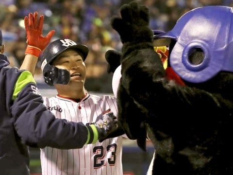 レフトへ1号ソロ