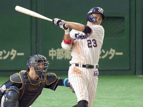 青木選手がマルチ安打！