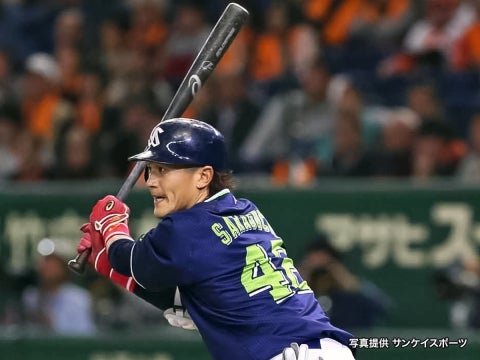 坂口選手は2安打1得点