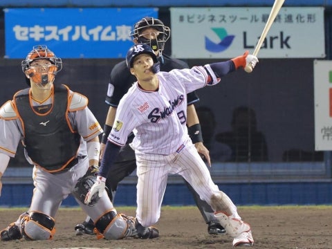 塩見選手が2号3ラン