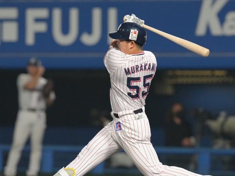 村上選手がマルチ安打