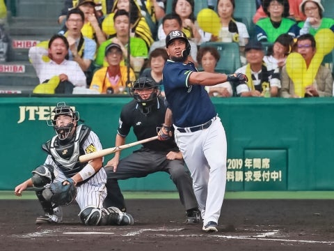 代打でタイムリー