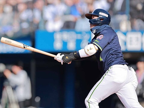 山田選手がマルチ安打