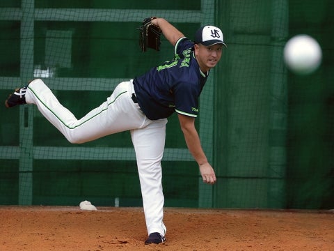  宮川投手もブルペンへ