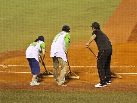 親子グラウンド整備