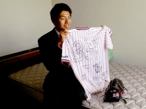 手書きの「35」