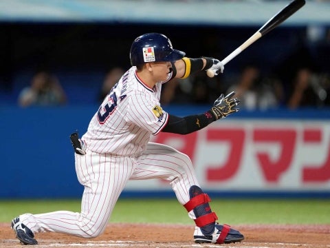 内山選手が2安打1打点の活躍