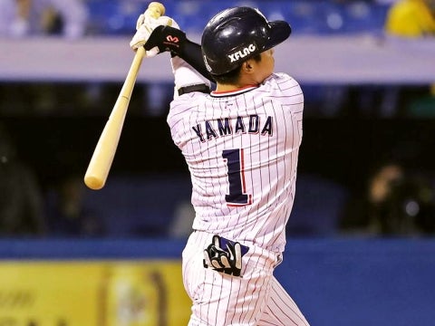 山田選手が8号ソロを含む2安打3打点の活躍