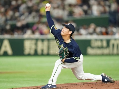 小川投手が6回2失点の好投